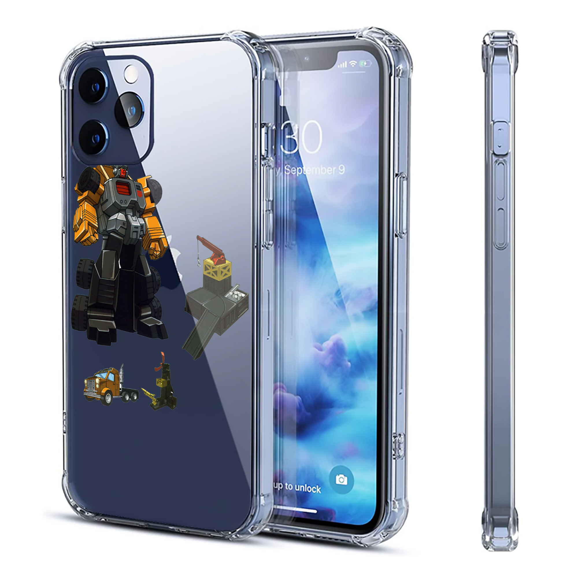 （画像用）  【iPhone 12シリーズ対応】透明スマホケース（クリアソフトケース）